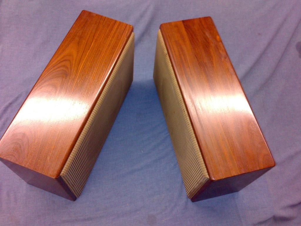 Radford Bookshelf speakers pink fish media