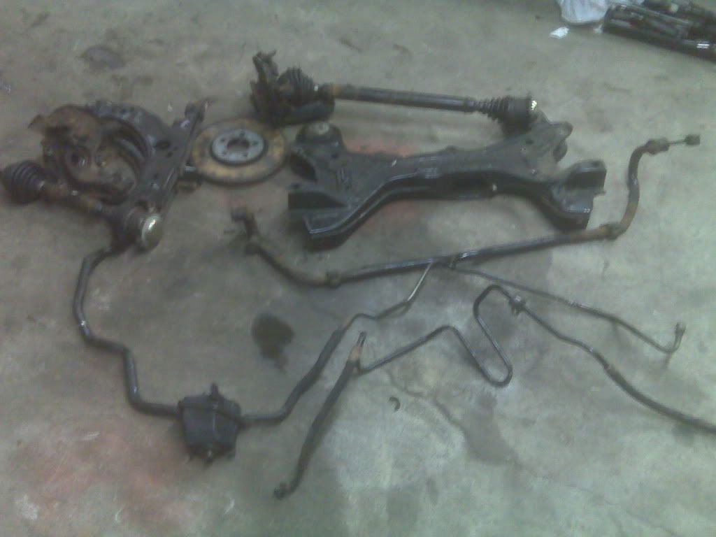 FS; Jett/GTI/GOLF Subframe, Aarms, Axles, Sway bar, power steering