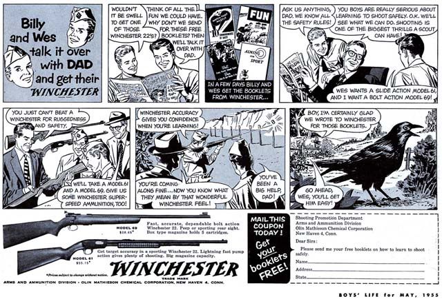 1955 Winchester advert