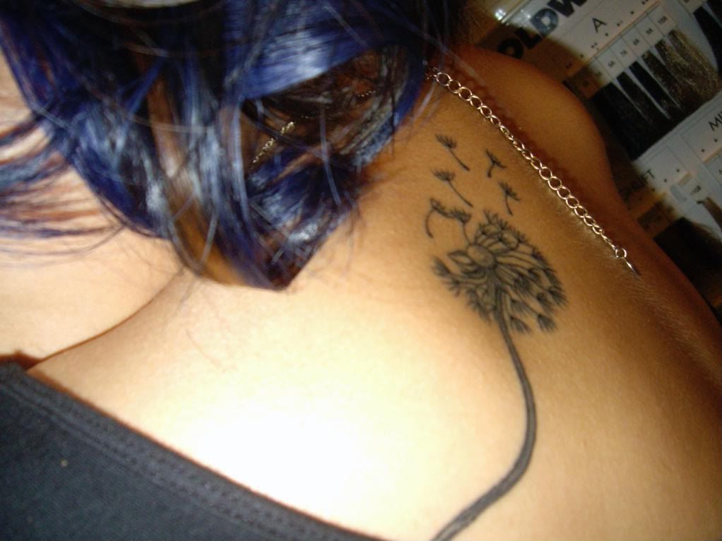 +May+30%2C+2009. dandelion. tattoo.