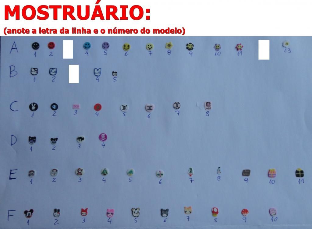 mostruário fimos