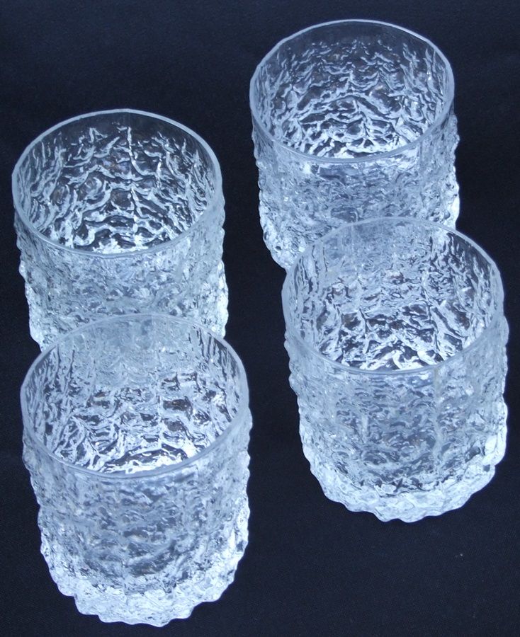 Whitefriars Glacier Decanter And Four Whisky Tumblers By Geoffrey Baxter Ebay 2956