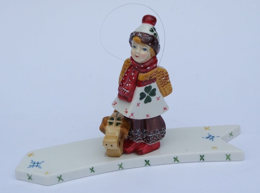 Villeroy & Boch Scandinavian Children Porcelain Christmas Ornament