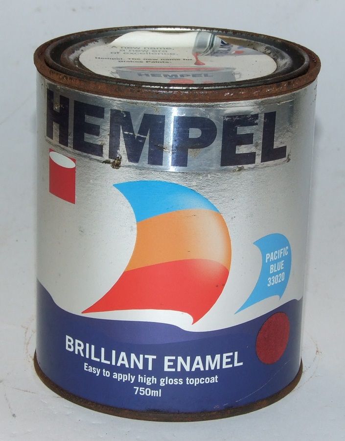 Hempel Brilliant Enamel Boat Paint 750ml Pacific Blue 33020 eBay