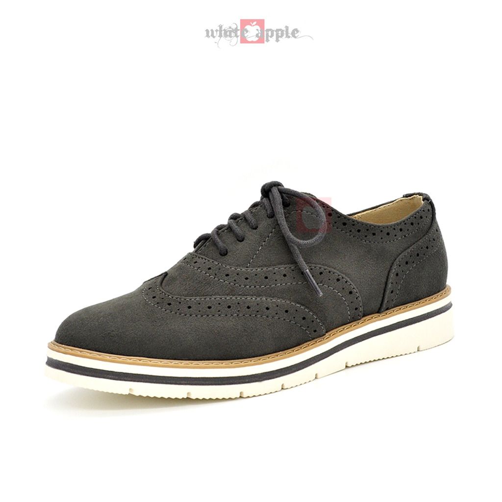 Women Oxford Wingtip Toe Lace Up 