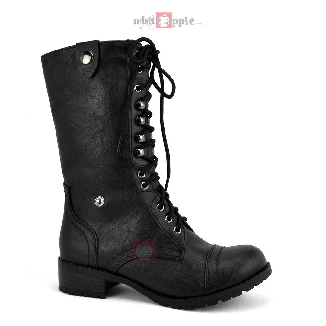 wide calf military boots