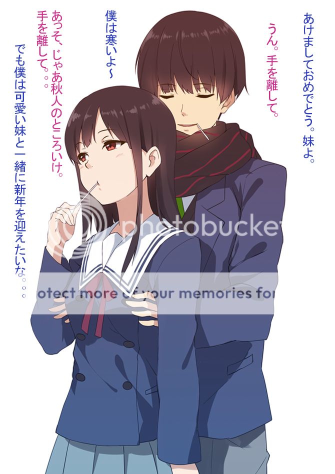 [爆笑4格漫画]博臣在尝试摸美月的『腋』(欧派)