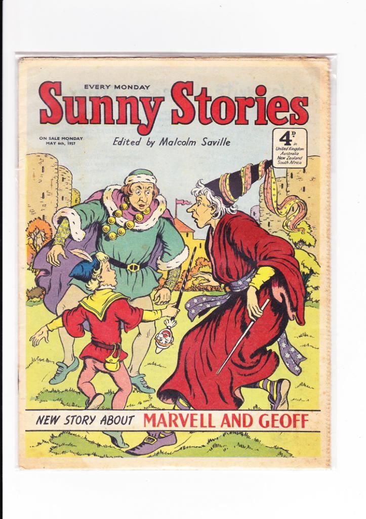 LOT OF 4 SUNNY STORIES MEDIUM SIZE COMIC BOOKS FROM 1957