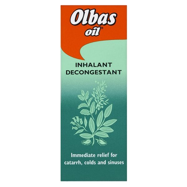 olbas oil inhalent decongestant 10ml - colds & flu refief - new